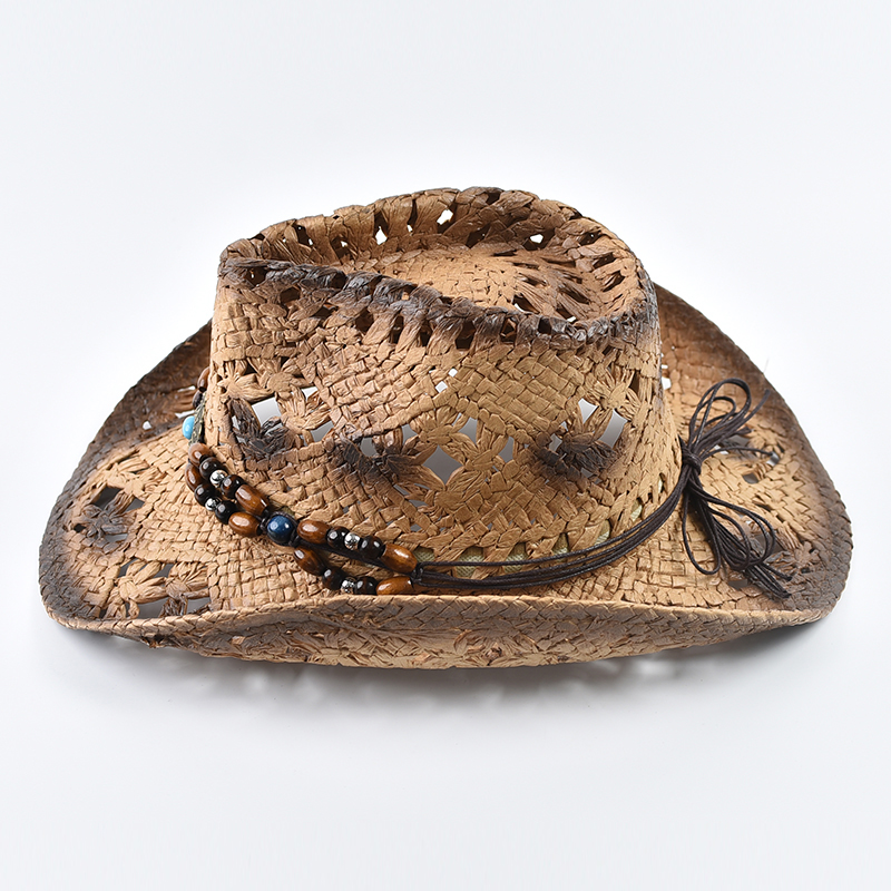 Topi Jerami Koboi Buatan Tanga - Bucket Hat Straw ulasan dan harga